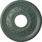 Ekena Millwork Palmetto Ceiling Medallion (Fits Canopies up to 4 7/8"), 12 1/8"OD x 3 1/2"ID x 1"P, Cloud Burst CM12PMCBF - alternate 1
